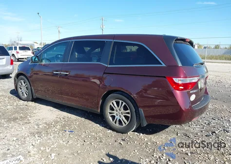 2011 Honda Odyssey Ex-L from USA, damaged, VIN 5FNRL5H65BB101155